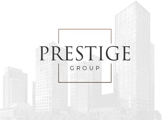 Logo realitní kanceláře Prestige Group 